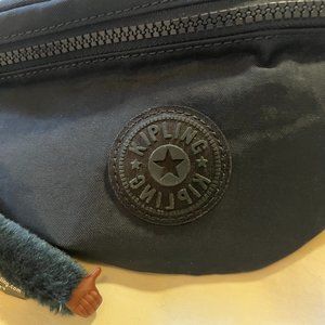 Kipling Navy Blue Shoulder Waist Fanny Pack Bag